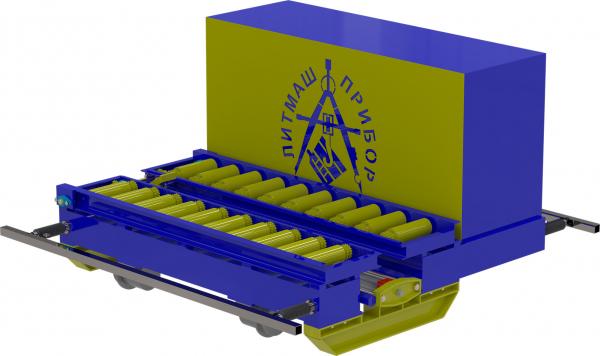 Тележка передаточная с гидротолкателем ТГ